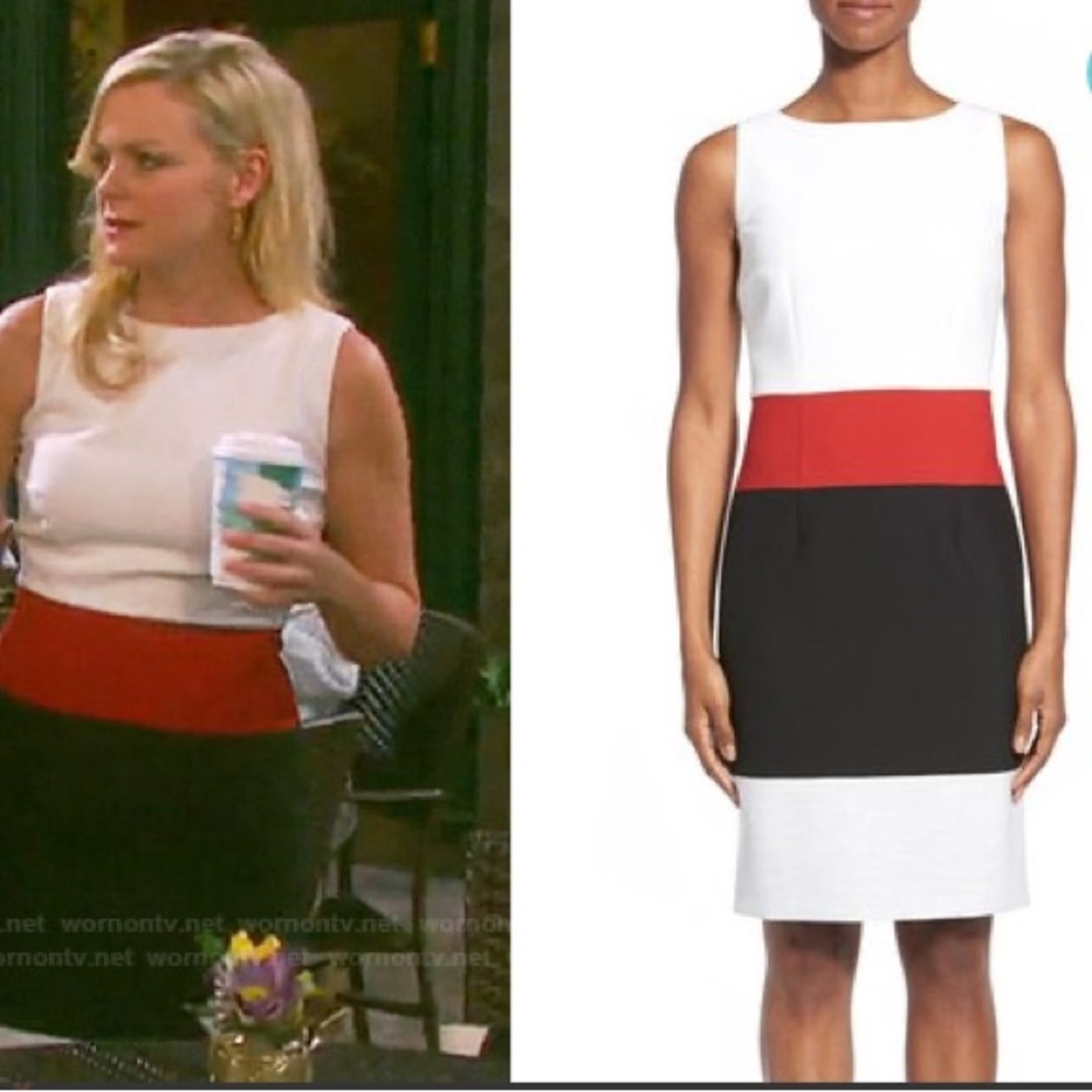 Hugo Boss colorblock dress